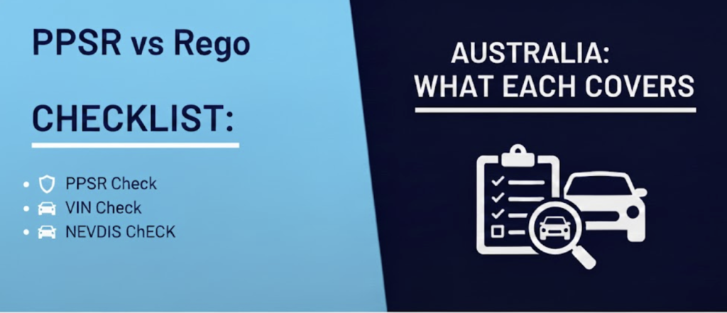 PPSR vs Rego Checklist Australia - My car history